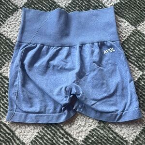 AYBL Blue High-Waisted Shorts